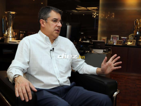 Rafael Villeda se siente satisfecho por el rendimiento de Olimpia en los primeras fechas del torneo Clausura 2023.