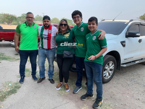 El Grupo de Amigos del Marathón (GAMA) se hace presente en el Estadio Carlos Miranda de Comayagua. FOTO: Erlin Varela.