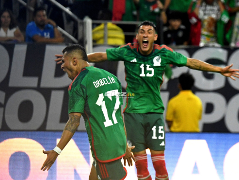 Orbelín Pineda anotó uno de los golazos de México ante Honduras.