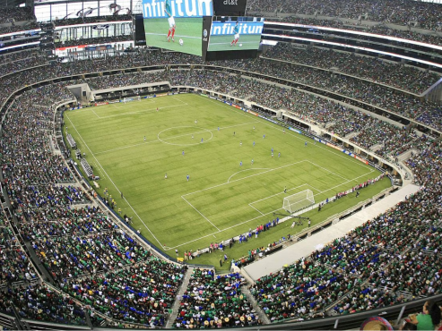 AT&amp;T Stadium Arlington, Texas albergará dos de los cuatro partidos de cuartos de final de la Copa Oro 2023.