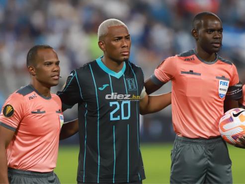 Tras la baja de Alberth Elis por lesión, el volante tomó el gafete de capitán en el partido de Honduras contra Haití. FOTO: Mauricio Ayala.