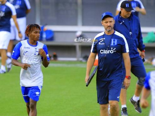 José Pacini ya se integró a los entrenamientos de la Selección de Honduras.