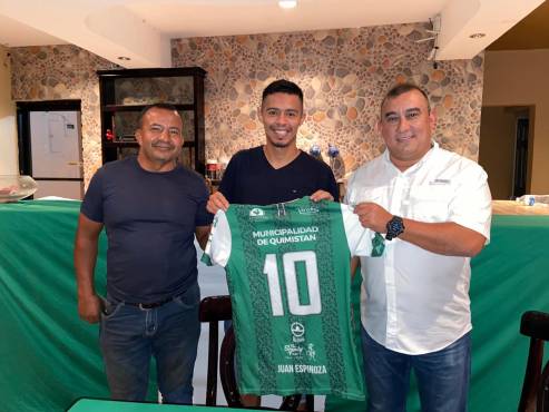 Bayron Méndez fue presentado como fichaje del San Juan el 2 de diciembre del 2021.