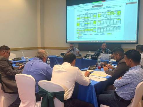 La reunión de la Liga Nacional se está desarrollando en Tegucigalpa.