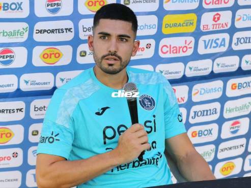 Sebastián Cardozo habló sobre el momento que vive Motagua bajo el mando de Javier López. FOTO: David Romero.