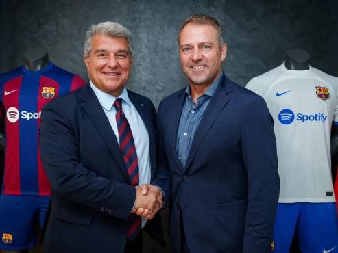 Joan Laporta dejó claro que espera anunciar pronto la renovación de Hansi Flick y que le gustaría tenerlo hasta 2031 en Barcelona.