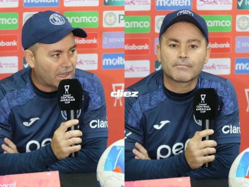 El entrenador del Motagua atendió la conferencia de prensa previo al duelo ante Alajuelense. FOTOS: DAVID ROMERO.