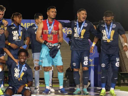 Marlon Licona es el futbolista con más títulos de Liga Nacional (8) con Motagua.