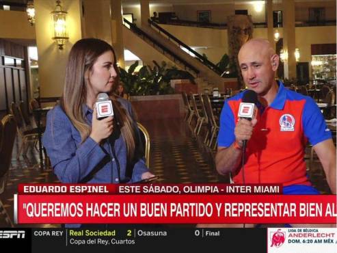 La hondureña actualmente es corresponsal de ESPN en Honduras.