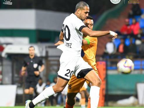 Eddie Hernández suma 13 goles en 18 partidos con los colores del Mohammedan SC de la India.