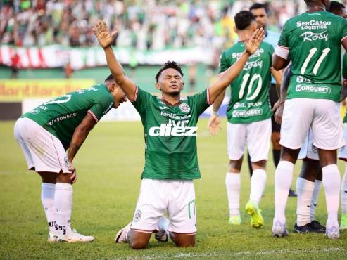 Alexy Vega anotó el gol del triunfo verdolaga en el Estadio Olímpico. FOTOS: NEPTALÍ ROMERO | YOSEPH AMAYA.