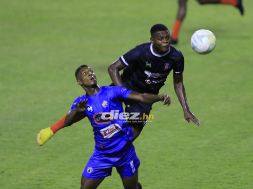 Los “Frijoleros” del Lone no tuvieron piedad contra el Villanueva FC en el Estadio Olímpico de San Pedro Sula. FOTO: Neptalí Romero.
