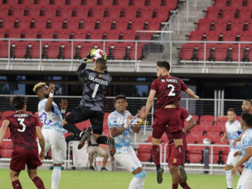 La Selección de Honduras no pudo ante Venezuela en el Audi Field de Washington. FOTO: Pedro Palomino Jr. / Latino News Papers.