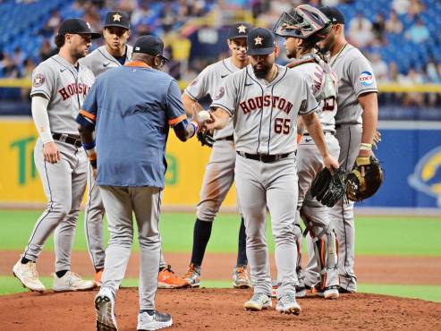 Astros de Houston caen ante los Tampa Bays Rays; Mauricio Dubón conectó un imparable y sumó una carrera