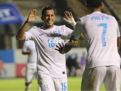 Edwin Rodríguez sumó su sexto gol bajo la nueva era de Reinaldo Rueda en la Selección Nacional de Honduras. FOTOS: Andro Rodríguez | David Romero.