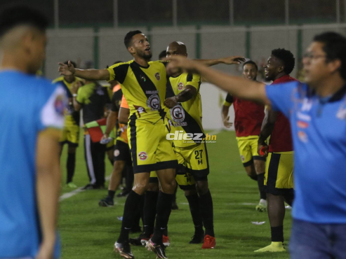 Génesis de Comayagua ganó 1-0 la final de ida al Platense en el Estadio Carlos Miranda. FOTO: Estalin Irías.