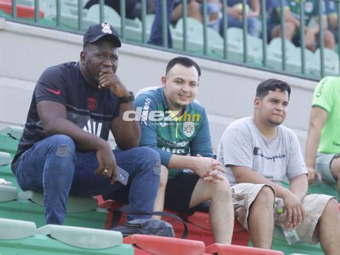 Jhon Bodden observa detenidamente el partido entre Marathón-Victoria en el estadio Yankel Rosenthal. FOTO: Neptalí Romero.