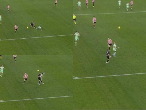 Así fue el feo encontronazo entre Unai Simón y Kervin Arriaga.