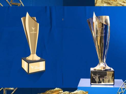 Esta es la copa que se llevará el campeón del torneo Apertura 2024 de la Liga Nacional de Honduras.