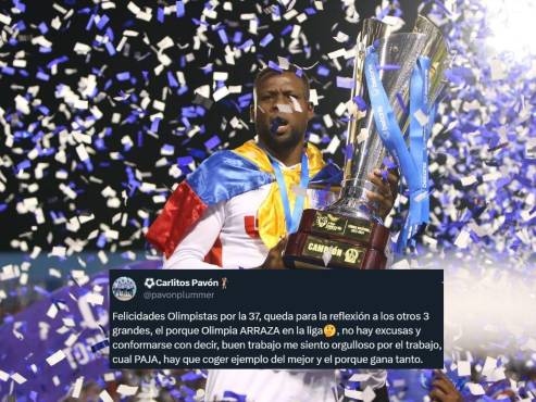 El mensaje de Carlos Pavón a través de su cuenta personal de Twitter.