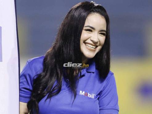 Las hermosas chicas se hicieron presente en el Estadio Olímpico de San Pedro Sula. FOTO: Neptalí Romero.