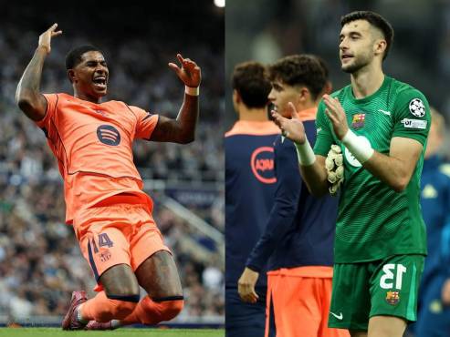 Flick se rindió ante Marcus Rashford y Joan García, los dos héroes del Barcelona ante el Newcastle.