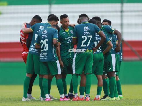 Marathón debuta ante Olancho FC en el torneo Apertura 2023 de la Liga Nacional de Honduras. FOTO: Mauricio Ayala.