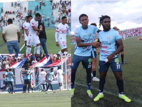 Génesis vapuleó 6-2 a Olimpia en el Estadio Roberto Suazo Córdova. FOTOS: ALEX PÉREZ.