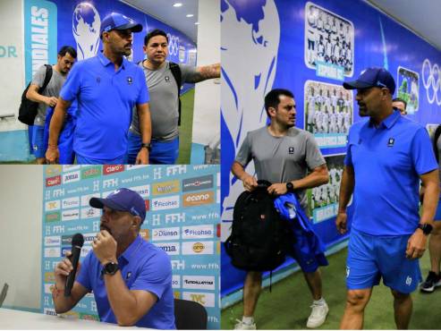 El entrenador de Nicaragua atendió la conferencia de prensa previo al duelo ante Honduras. Fotos: Estalin Irías.