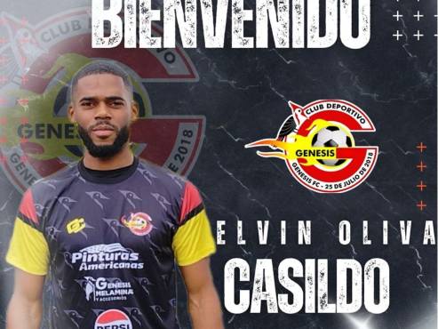 Elvin Casildo se une a las altas del Génesis de Comayagua de cara al Apertura 2024.