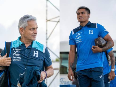 Reinaldo Rueda y Andy Najar llegando al estadio Ergilio Hato.