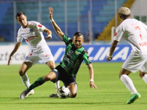 David Mendoza fue de las calificaciones más altas del duelo Olimpia-Juticalpa. Foto: Marvin Salgado.