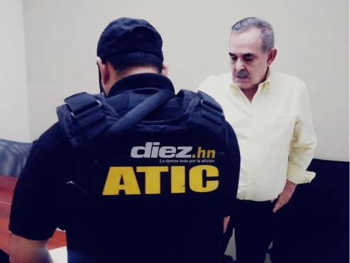 Arturo “Tuky” Bendaña fue captura en San Pedro Sula y trasladado a Tegucigalpa.