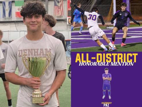 Anthony Paz Ortega ha sido premiado en diversas ocasiones por su gran calidad en el fútbol colegial de Estados Unidos.