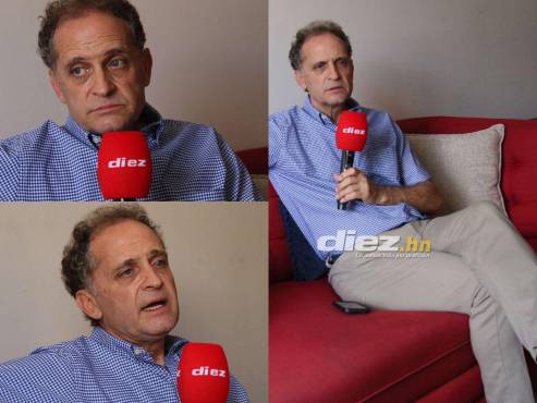 Daniel Uberti le respondió a Carlos Pavón y Emilio Izaguirre, exfiguras de la Selección de Honduras. FOTOS: Marvin Salgado.