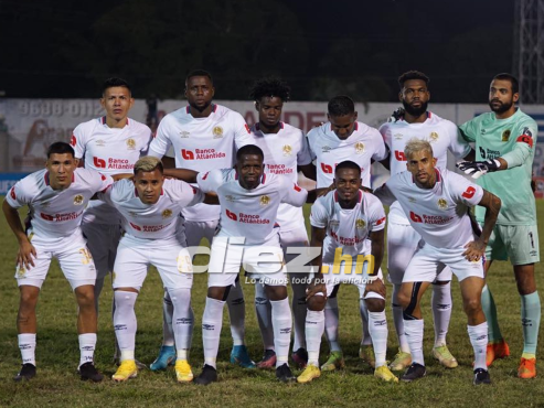 El 11 de Olimpia que enfrentó al Honduras Progreso en la jornada 2 del Torneo Clausura 2023.