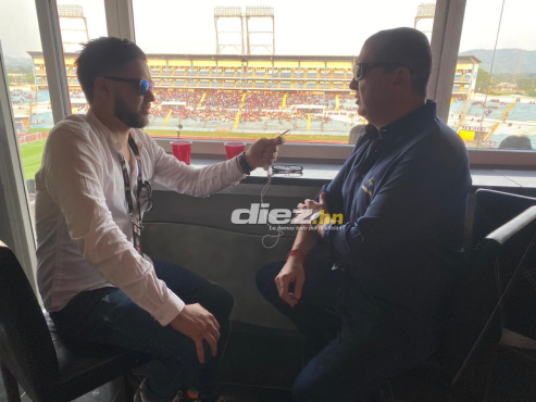 Pedro Atala dialogó con DIARIO DIEZ previo al inicio del partido entre Motagua-Tigres.