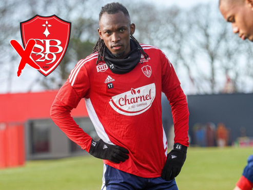 Alberth Elis no ha podido descollar con el Brest de la Primera División de Francia.