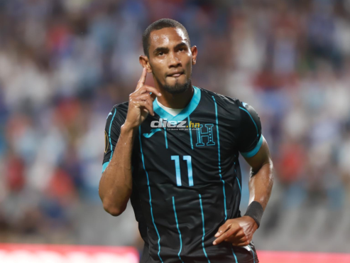 Así festejó Bengtson su golazo ante Haití en Charlotte. FOTO: Mauricio Ayala.