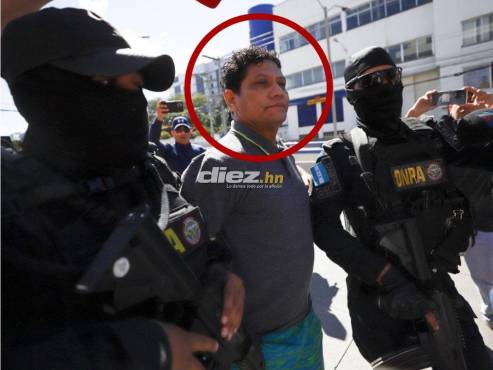 Óscar “El Pescado” Bonilla fue trasladado este domingo hacia los <b>Tribunales en </b>Materia de Extorsión y Criminalidad Organizada. FOTO: Emilio Flores.