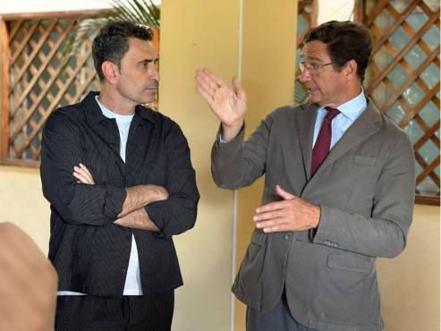 Francisco Molina fue el invitado especial por la Embajada Española, en Tegucigalpa. FOTO: David Romero.