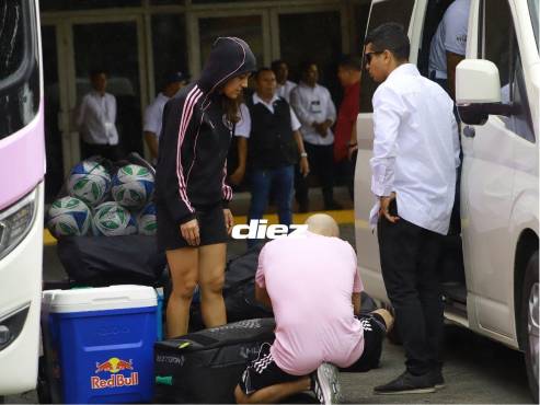 Movimientos en el hotel de concentración del Inter Miami de la MLS. FOTOS: Mauricio Ayala | Neptalí Romero | Yoseph Amaya | Moisés Valenzuela | Héctor Paz.