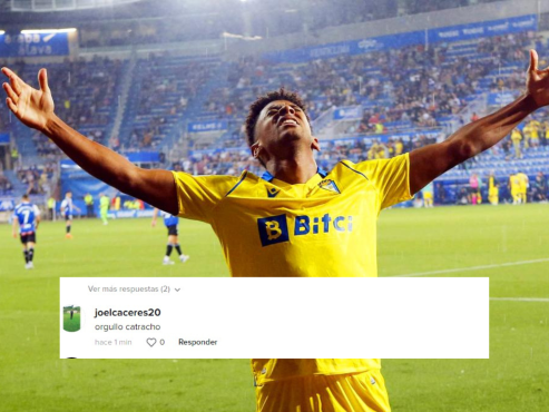 Internautas comentaron mensajes positivos sobre la acción individual que ejecutó el delantero catracho.