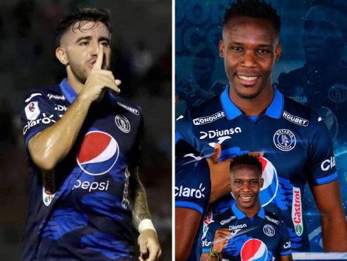 Agustín Auzmendi y Rubilio Castillo es la nueva dupla goleadora del Motagua para el Clausura 2024.