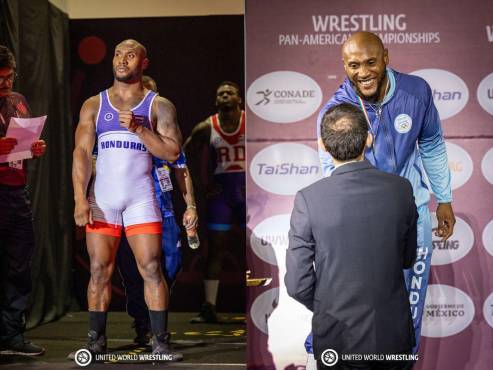 El hondureño Kevin Mejía se pintó de oro en los Panamericanos de Lucha Grecorromana.