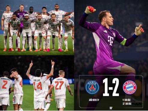 Bayern Múnich acabó con el invicto del PSG en la UEFA Champions League. FOTOS: FCBM.