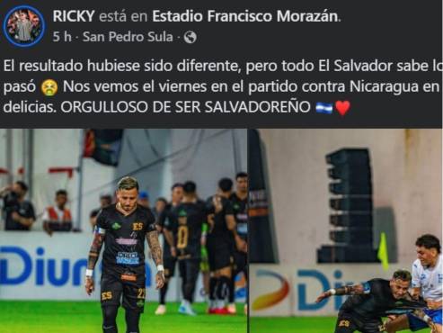 La reacción de Ricky tras perder ante Honduras en el partido de tiktokers.