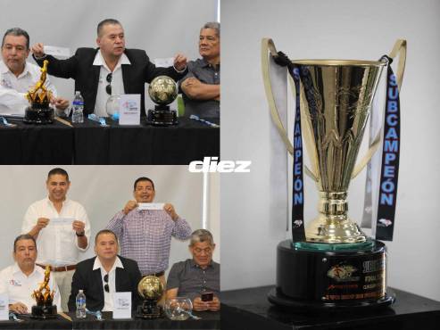 El sorteo de la finalísima se realizó en Tegucigalpa. FOTOS: DAVID ROMERO.
