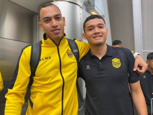 Devron y Júnior García son parte de la delegación del Real España.