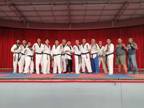 Asociación de Taekwondo de Honduras impartió seminario a más de 100 atletas de las artes marciales en Tegucigalpa